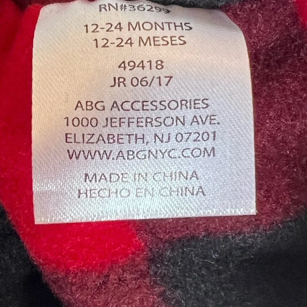 Adorable Football Hat and Mittens by ABG Accessories for Infant.  New with Tags.